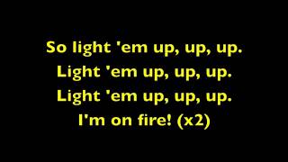 Light Em Up Fall Out Boy Lyrics [upl. by Yhtamit]