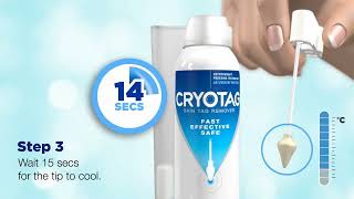 How To Remove Skin Tags With Cryotag Skin Tag Removal [upl. by Jori]