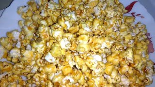 Caramel Popcorn Recipe in Hindi  Easy to make Caramel Popcorn  Flavoured Popcorn [upl. by Ahtabat]