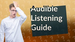 How many books can you listen to per month on Audible [upl. by Rehpatsirhc]