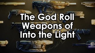 The God roll weapons of Into the Light Recluse Mountaintop Hammerhead amp More [upl. by Aneliram]