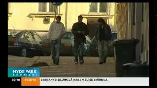 Patrik Banga criticizes Romani people in quotHyde Parkquot Czech Television CT [upl. by Genevieve687]