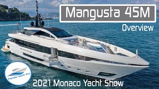 147ft Mangusta GranSport 2021  Overview  2021 Monaco Yacht Show [upl. by Stedmann122]