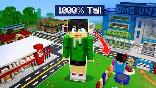 Esoni Got 1000 TALL in Minecraft OMOCITY Tagalog [upl. by Noirod]