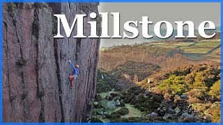 Millstone Crack Climbing  Brimstone E2 [upl. by Birkle325]