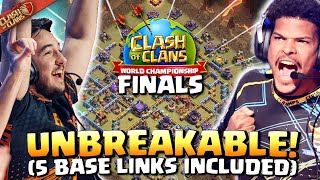 1 MILLION Clash Worlds GRAND FINALS with ALL TH15 BASE LINKS from WINNERS Clash of Clans [upl. by Rednasela]