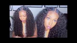 Best Affordable 28” Water Wave Glueless Wig No Adhesive amp No Skills Needed X Trendy Kay [upl. by Dnomso906]