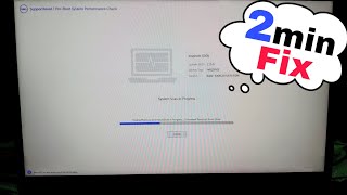 Dell SupportAssist PreBoot Performance Check System Scan in Progress supportassist dell windows 10 [upl. by Atreb338]