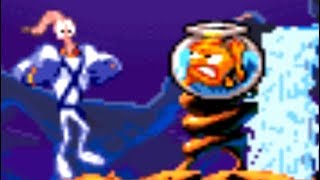 Earthworm Jim 2 SNES All Bosses No Damage [upl. by Adyaj]