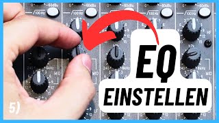 MISCHPULT BEDIENUNG  Part 5  Equalizer einstellen [upl. by Arytal290]