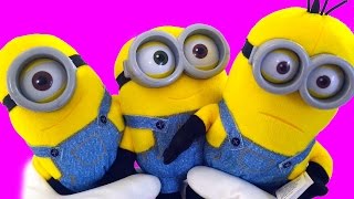 Best Learning Video For Children  Opening Despicable Me 3 Minions Toy Plushies [upl. by Adien759]