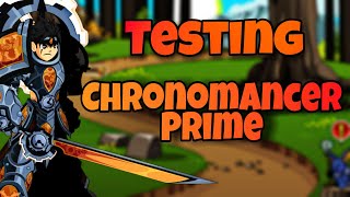 AQW TESTING NEW CHRONOMANCER PRIME CLASS [upl. by Ikcir]