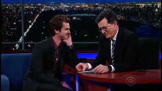 andrew garfield and stephen colbert kissing [upl. by Landry382]