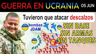 05 Jun MINUTOS ANTES DEL ATAQUE Los ucranianos ANIQUILAN el material y la artillería rusos [upl. by Ycak]