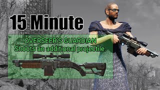 Get Fallout 4’s TOP weapon Overseer’s Guardian in 15 MINUTES [upl. by Aicenek]