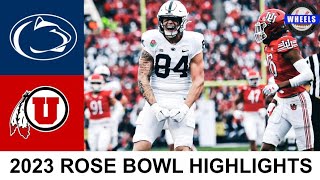 11 Penn State vs 8 Utah Highlights  2023 Rose Bowl  2023 College Football Highlights [upl. by Aidualk]