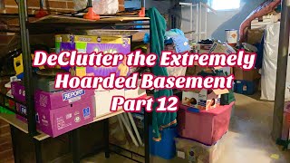 When Hoarders TRY to Declutter Extremely Messy Basement Part 12 Minimalism amp Scarcity Mindset Fear [upl. by Ennadroj]