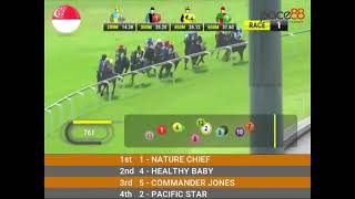 20240217  Race 1 Singapore Kranji Horse Racing Highlights  Pace88 Horse [upl. by Nodnarbal]