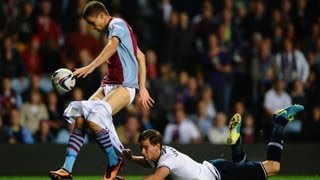 Vertonghen pulls down Aston Villa players shorts [upl. by Tallulah458]