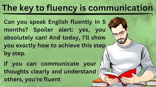 The key to fluency is communication  Graded Reader  Learn English Through Stories  Storytelling [upl. by Asilav]