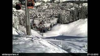 Kitzbühel  Kirchberg Hahnenkamm webcam time lapse 20102011 [upl. by Langille770]