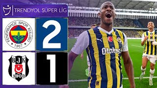 FENERBAHÇE 21 BEŞİKTAŞ  DERBİ KANARYA NIN  Süper Lig 34 Hafta [upl. by Ennaylil]