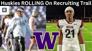 Zaydrius RaineySale Commits To Washington  Washington Huskes Recruiting News [upl. by Euqinwahs]