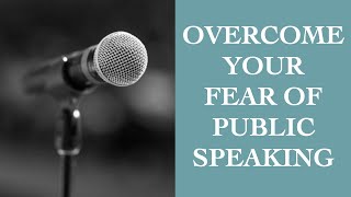 Simple Tips To Overcome Your Fear of Public Speaking I The Speakmans [upl. by Phene]