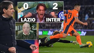 LazioInter 02  Tramontana Marcello con lInter non parli mai di calcio Il merito a Inzaghi [upl. by Ahtiekahs136]