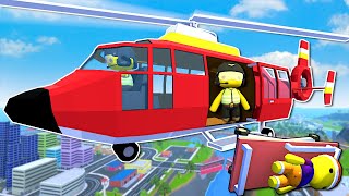 I got a HELICOPTER RESCUE Job  Wobbly Life Update Gameplay [upl. by Puto525]