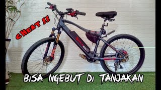 Review Test Drive Sepeda MTB Ebike Murah amp Keren Bisa Ngebut Di Tanjakan Selis RoadMaster Listrik [upl. by Sarson347]