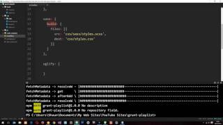 Grunt JS Tutorial 6  Uglifying JavaScript [upl. by Shoifet453]