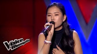 BinderyaB  quotThe Edge Of Glory quot  Blind Audition  The Voice of Mongolia 2018 [upl. by Lymann312]