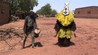 African Art The Masks of the Bonde Family in Boni Perform 2007 [upl. by Hakon]