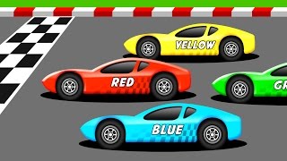 Colors with Racing Cars [upl. by Dnalkrik]