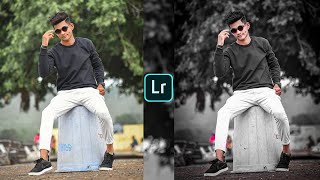 Urban black tone Lightroom photo editing tutorial in mobile preset download free [upl. by Nillad]