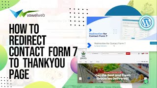 Redirection of Contact Form 7 to Thank You Page  Redirection Plugin WordPress [upl. by Loralee]