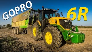 GOPROPov  Siláž 🌽 John Deere 6250R  Joskin SiloSpace [upl. by Enirehtahc]