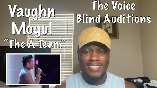 REACTION  Vaughn Mugol’s Performance of Ed Sheeran’s “The A Team”  The Voice Blind Auditions 2021 [upl. by Ecar67]