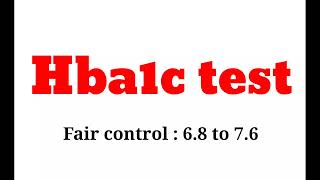 Hba1c test normal range [upl. by Sheepshanks116]