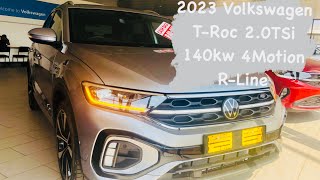 2023 Volkswagen TRoc 20TSI 140kW 4Motion RLine Review Exterior  Interior Performance Ownership [upl. by Warren869]