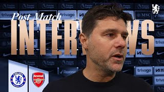 POCHETTINO amp MUDRYK react postmatch  Chelsea 32 Brighton  Chelsea FC 202324 [upl. by Behlke61]