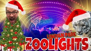 Explore 🎄Chicago’s Lincoln Park Zoo Lights 🧑🏻‍🎄2022🎅🏻 [upl. by Ayimat]