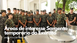 Oportunidades para Sargento temporário do Exército com nível técnico [upl. by Aneleasor]