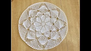 Tuto nappe au crochet 3d [upl. by Donela]