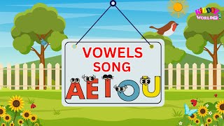 Vowels Song for Kids  Kidssongs  Kiddoz World TV [upl. by Meyers846]