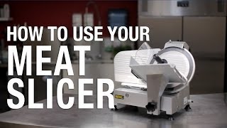 Buffalo How to use your Meat Slicer [upl. by Itram]