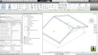 REVIT  Muros 2 Enlazar muros a cubierta [upl. by Akinnej]