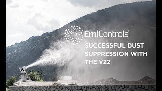 Dust Suppression with our high performance Dust Controller  EmiControls [upl. by Morentz]