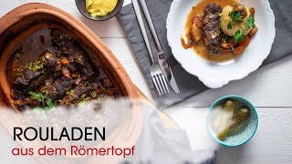 🍷 Dornfelder Rouladen Deluxe Das ultimative Rezept im Römertopf 🥩  Klassiker meets Moderne [upl. by Nyre358]